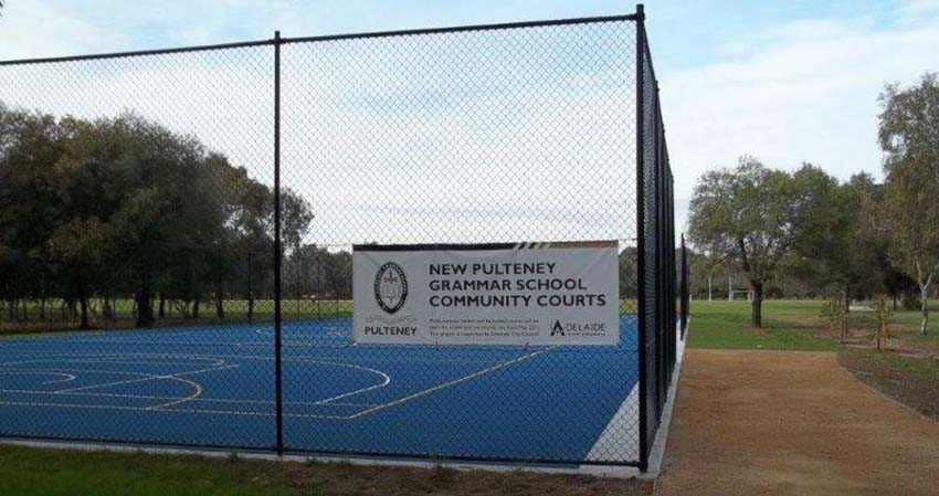 Chain wire tennis & basketball court adelaide