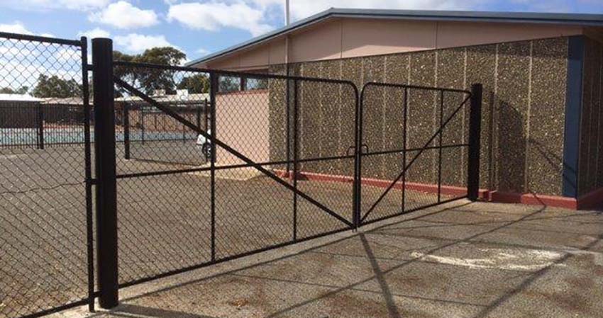 black chain wire gates Adelaide